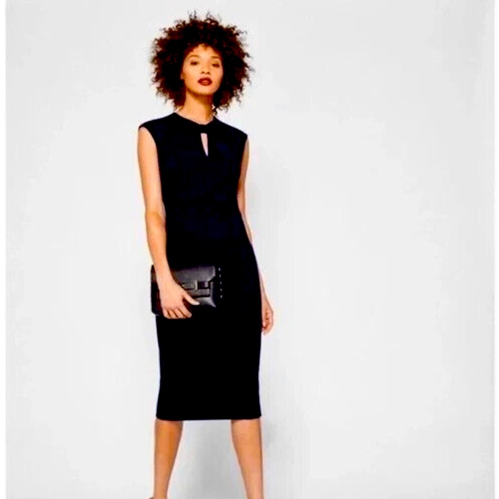 TED BAKER LONDON Kezza dress Navy size UK 4/ US 10